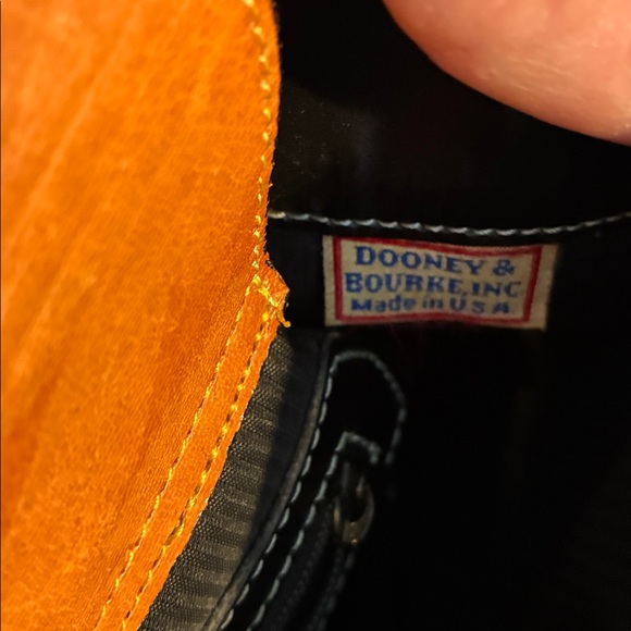 Dooney & Bourke Black Leather Handbag - Picture 4 of 12